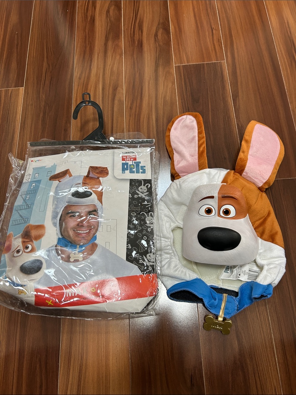 Adult secret life of pets max costume hat